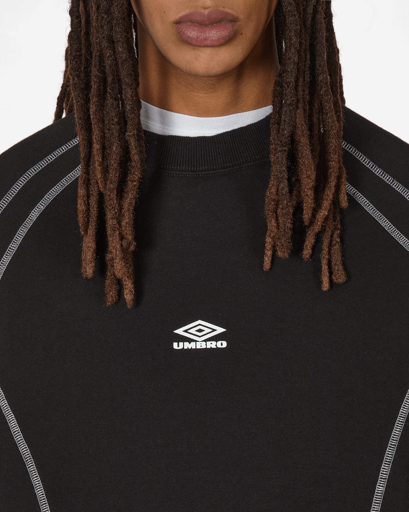 Umbro Sport Crewneck Black Sweatshirts Crewneck UBMW067FA42 BLK0001