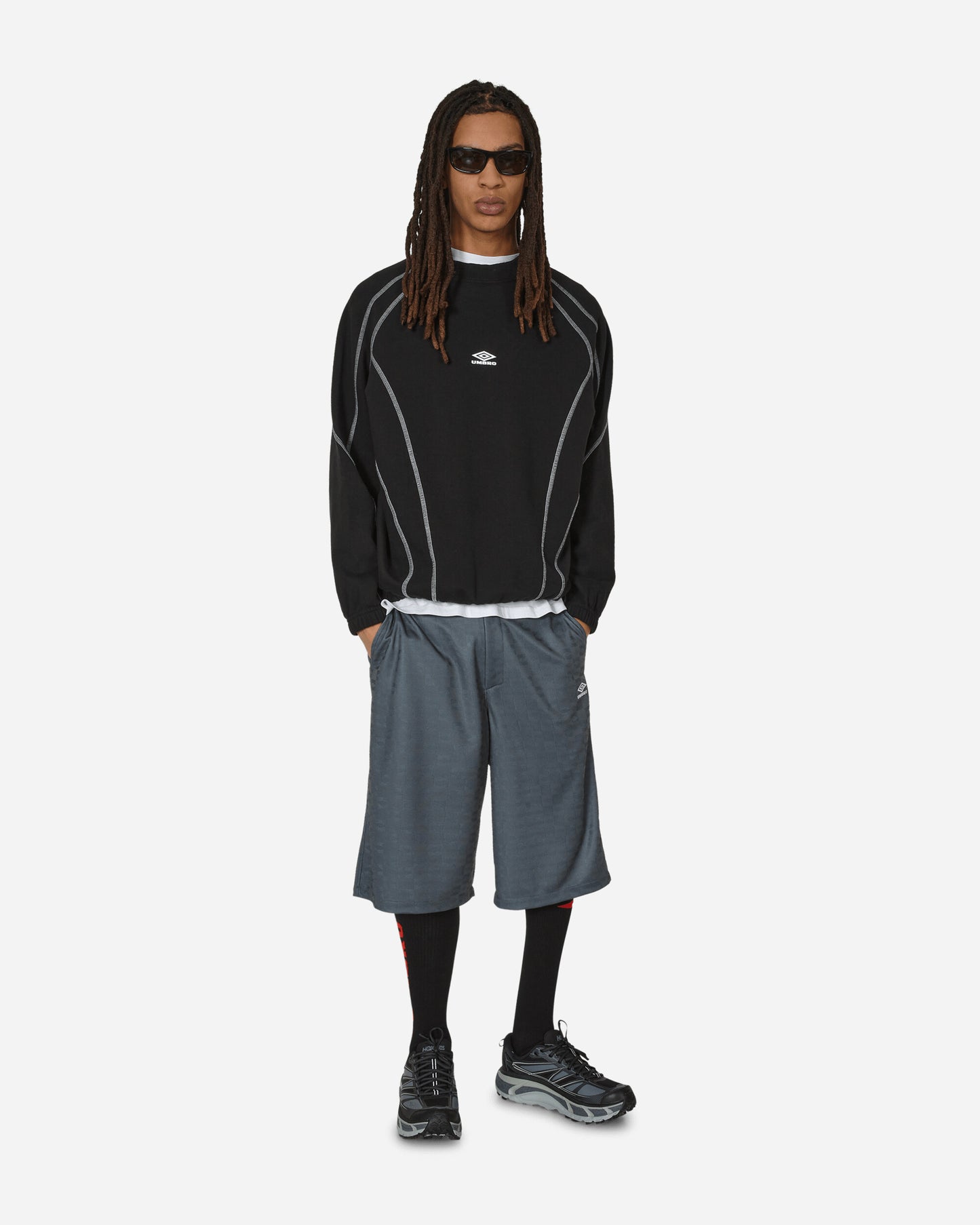 Umbro Sport Crewneck Black Sweatshirts Crewneck UBMW067FA42 BLK0001