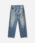 Umbro Checked Jeans Blue Pants Denim UBMW0514DE11 BLU0001