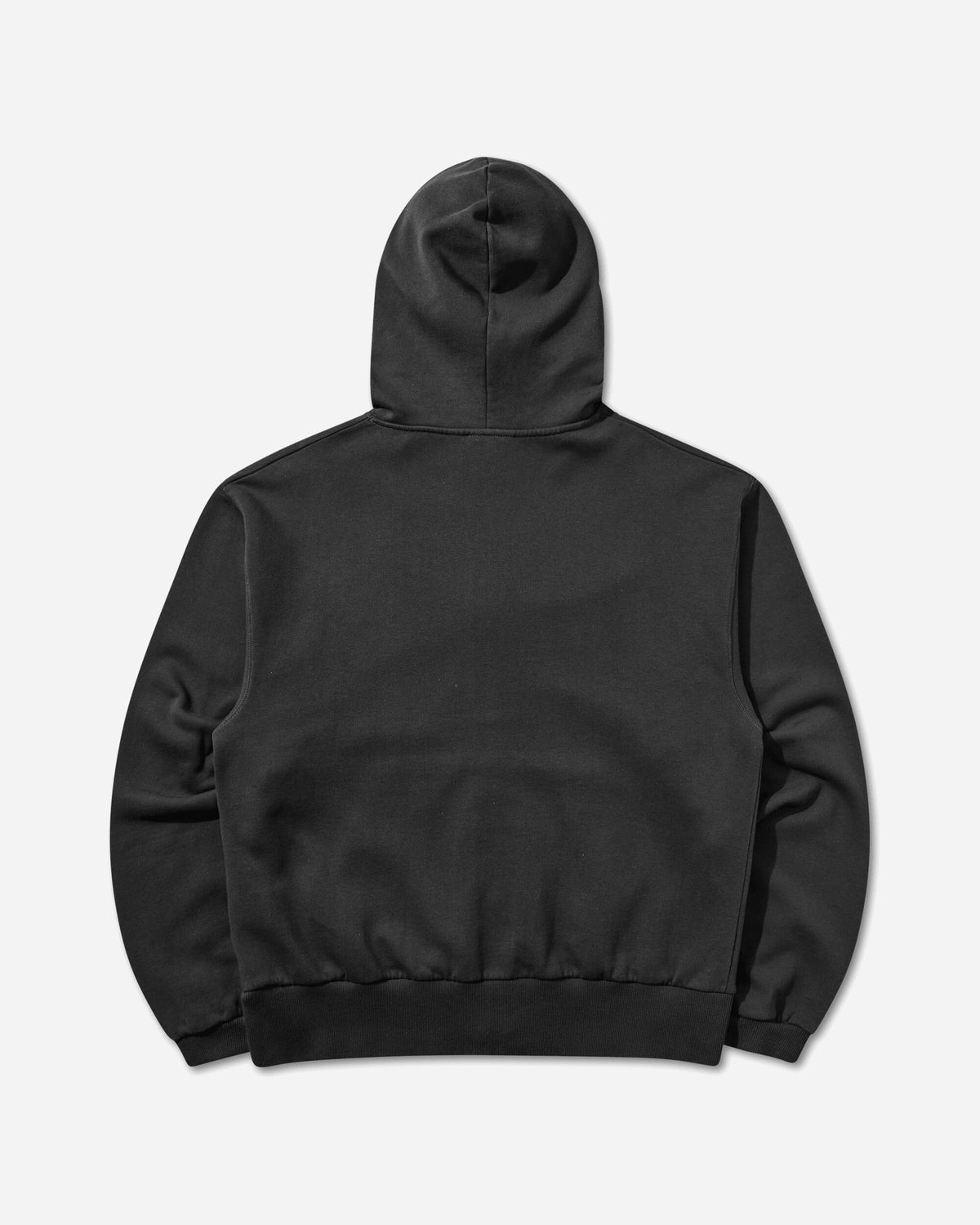 Umbro Authority Zipped Hoodie Washed Black Sweatshirts Hoodies UBMW0687JY197 BLK0020