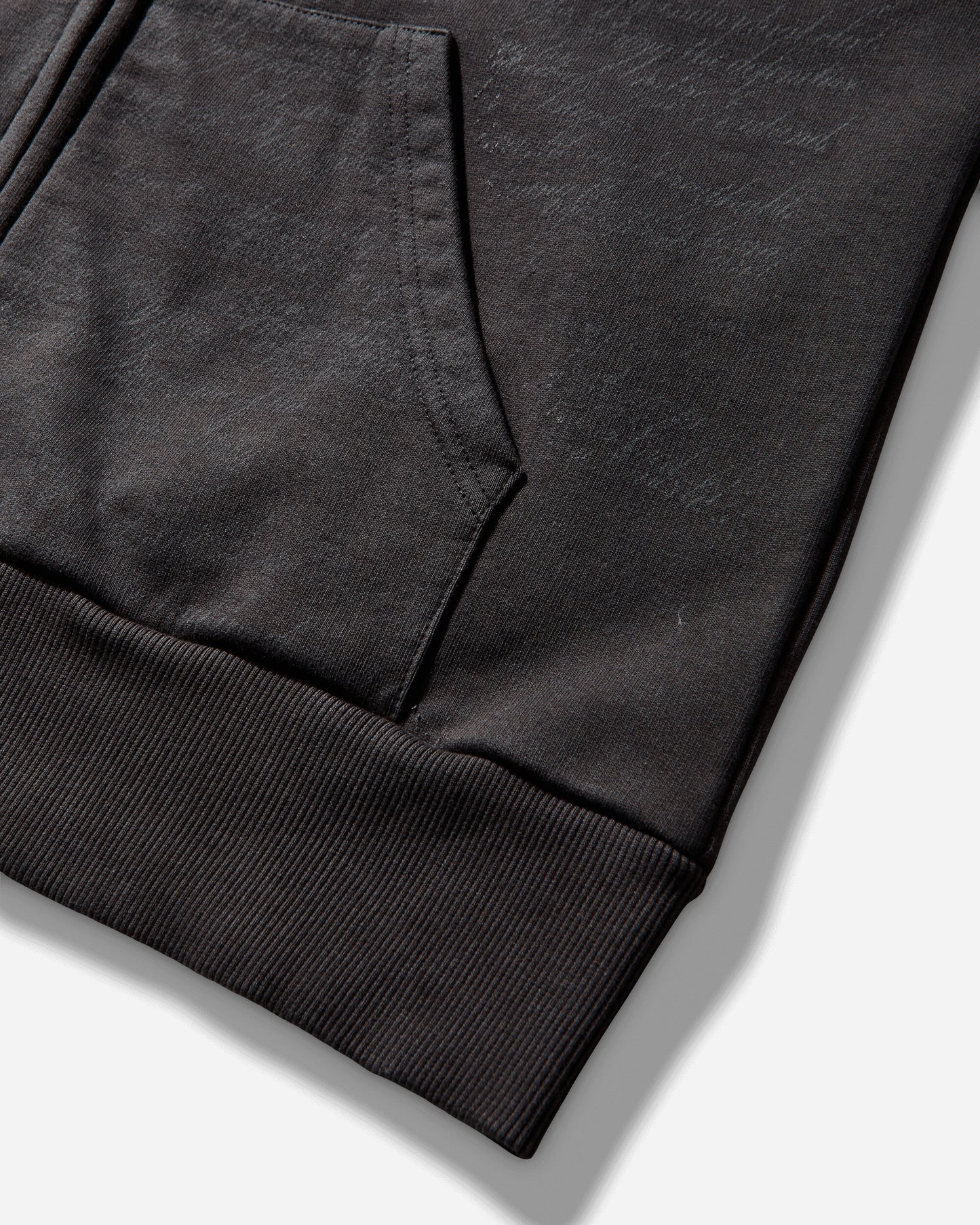 Umbro Compact Masked Zip Hoodie Washed Black Sweatshirts Hoodies UBMW0410FA255 BLK0020