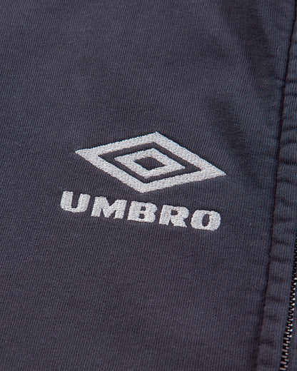 Umbro Compact Masked Zip Hoodie Washed Black Sweatshirts Hoodies UBMW0729FA460 BLK0020