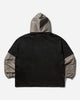 Umbro Cut Up Masked Hoodie Washed Black Beige Sweatshirts Hoodies UBMW0365JY106 BLK0047