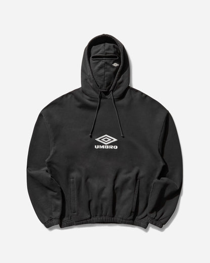 Umbro Og Logo Mask Hoodie Washed Black Sweatshirts Hoodies UBMW0216FA147 BLK0020