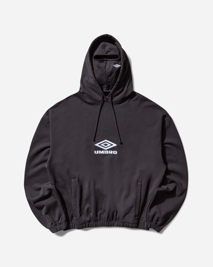 Umbro Og Logo Mask Hoodie Washed Black Sweatshirts Hoodies UBMW0411FA256 BLK0020