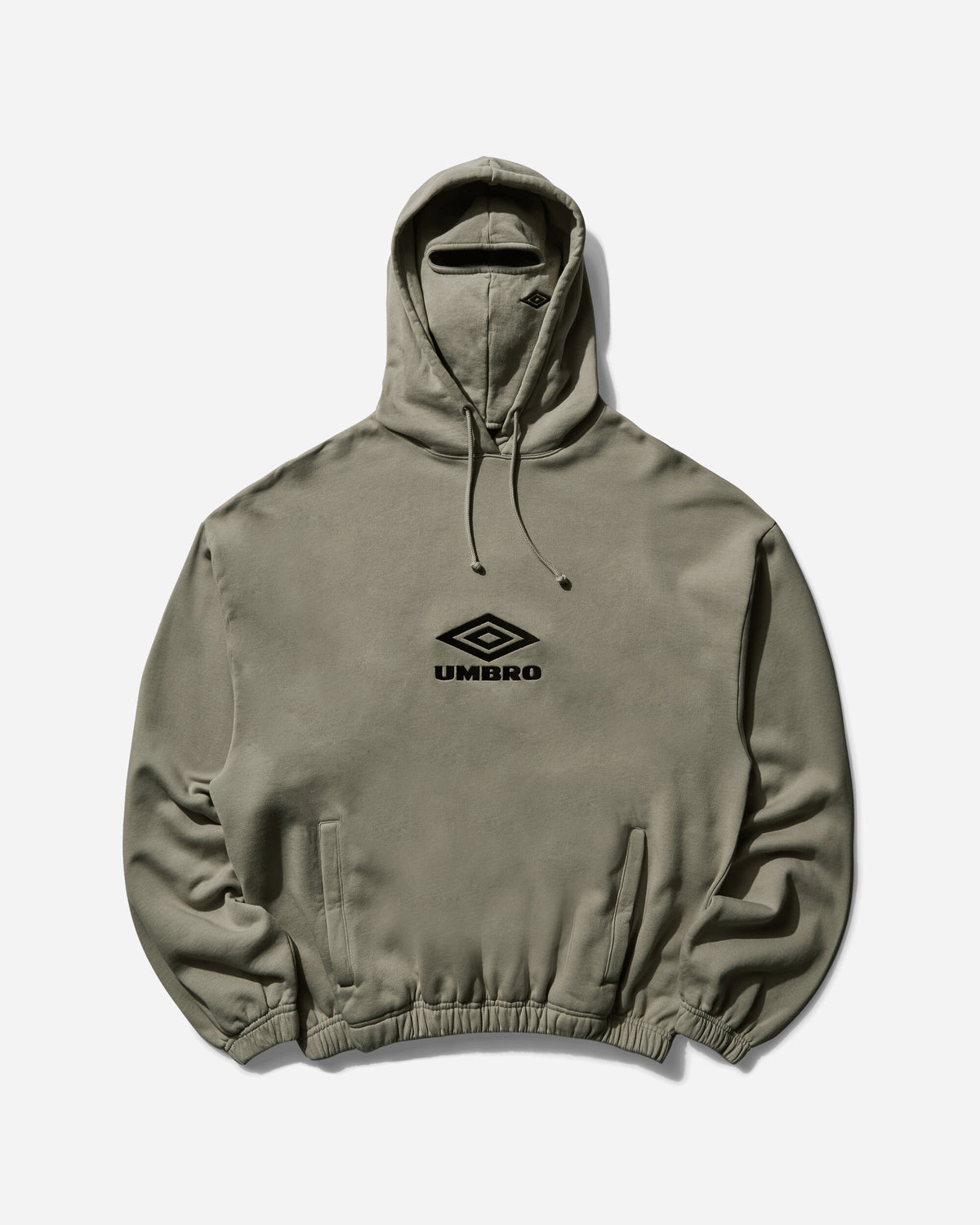 Umbro Og Logo Mask Hoodie Dark Greige Sweatshirts Hoodies UBMW0216FA147 BEG0027
