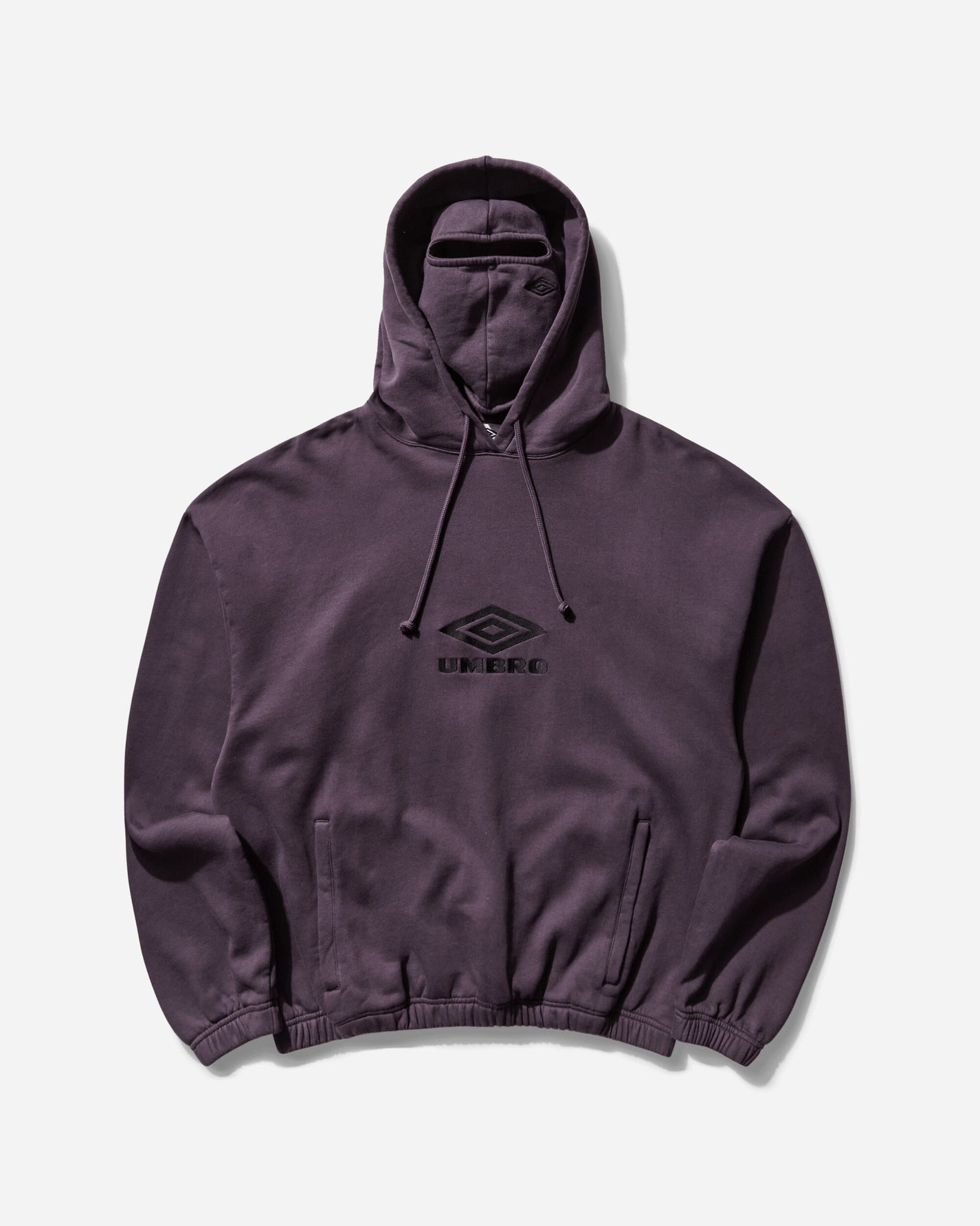 Umbro Og Logo Mask Hoodie Dark Purple Sweatshirts Hoodies UBMW0216FA147 PLE0003