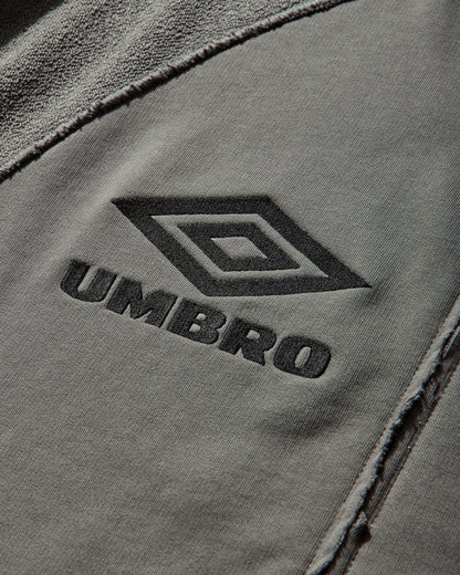Umbro Royal Arms Zip Masked Hoodie Smock Grey Sweatshirts Hoodies UBMW0487FA317 GRY0052