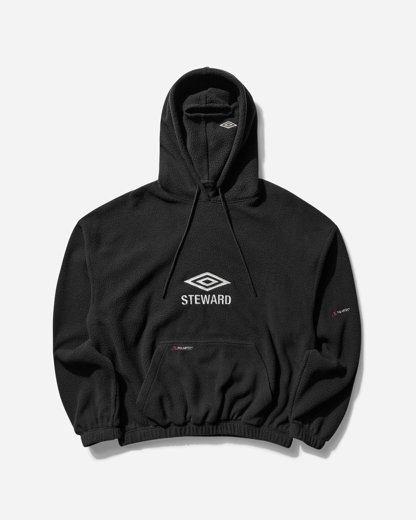 Umbro Steward Masked Fleece Dark Grey Sweatshirts Hoodies UBMW0394FA244 GRY0003