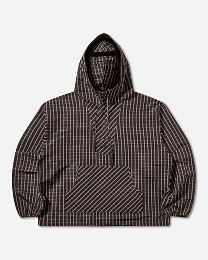 Umbro Check Masked Anorak Burgundy Coats and Jackets Jackets UBMW0695FA445 RED0007