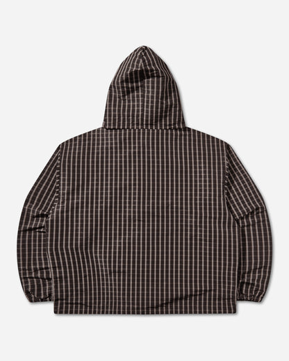 Umbro Check Masked Anorak Burgundy Coats and Jackets Jackets UBMW0695FA445 RED0007