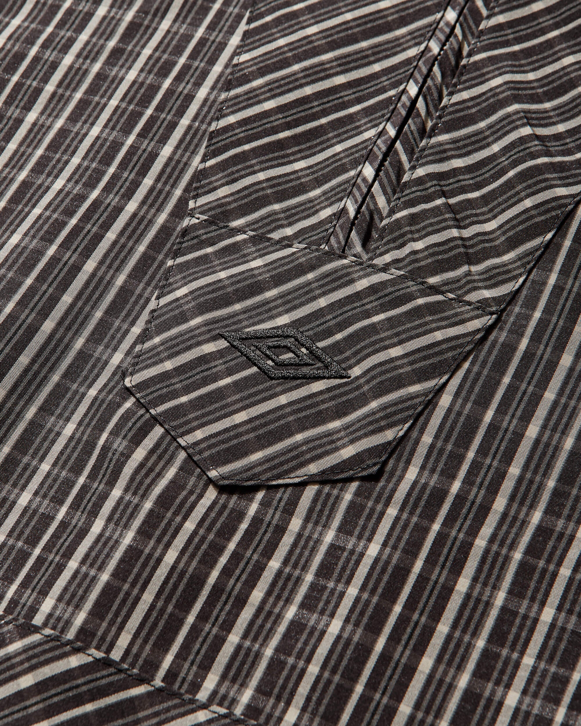 Umbro Checked Masked Anorak Beige Dark Brown Coats and Jackets Jackets UBMW0547FA361 BEG0015