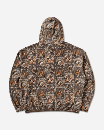 Umbro Cub Fleece Anorak Light Brown Coats and Jackets Jackets UBMW0650JY173 BRW0002