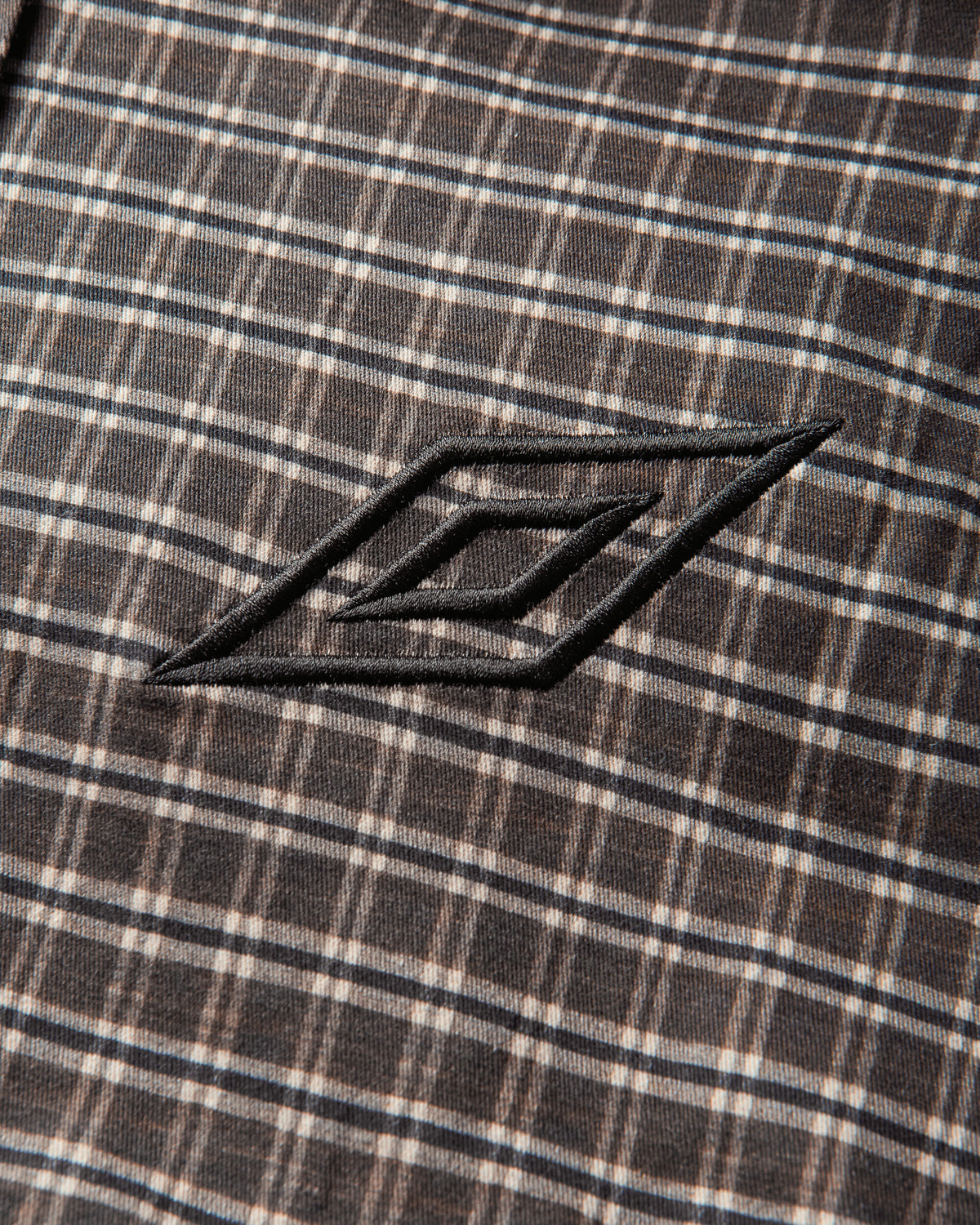 Umbro Double Plaid Jacket Dark Brown Coats and Jackets Jackets UBMW0721FA456 BRW0003