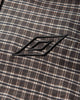 Umbro Double Plaid Jacket Dark Brown Coats and Jackets Jackets UBMW0721FA456 BRW0003