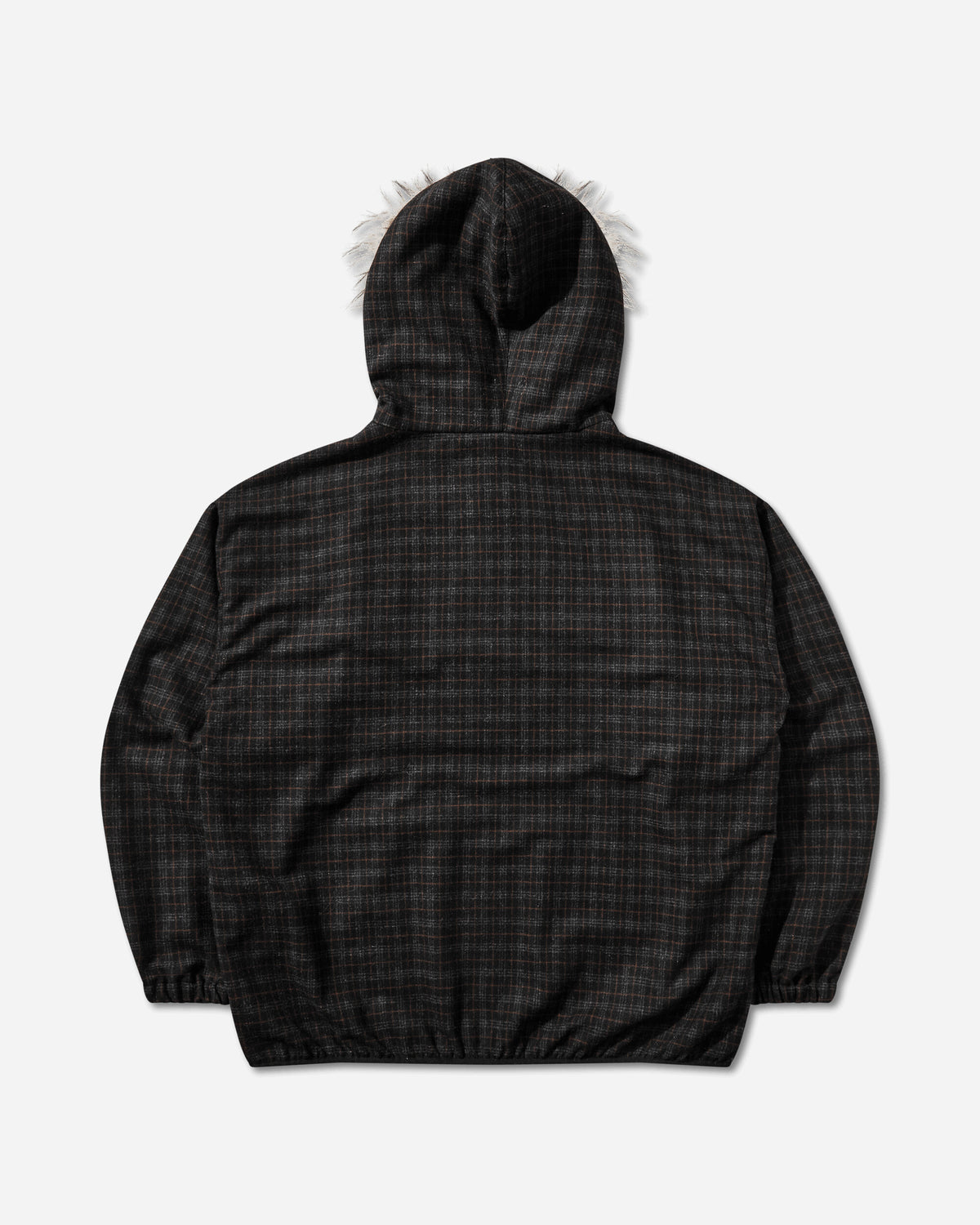 Umbro Flannel Fur Anorak Dark Brown Coats and Jackets Jackets UBMW0650FA433 BRW0003