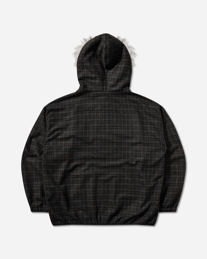 Umbro Flannel Fur Anorak Dark Brown Coats and Jackets Jackets UBMW0650FA433 BRW0003
