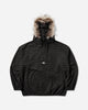 Umbro Flannel Fur Anorak Dark Brown Coats and Jackets Jackets UBMW0650FA433 BRW0003