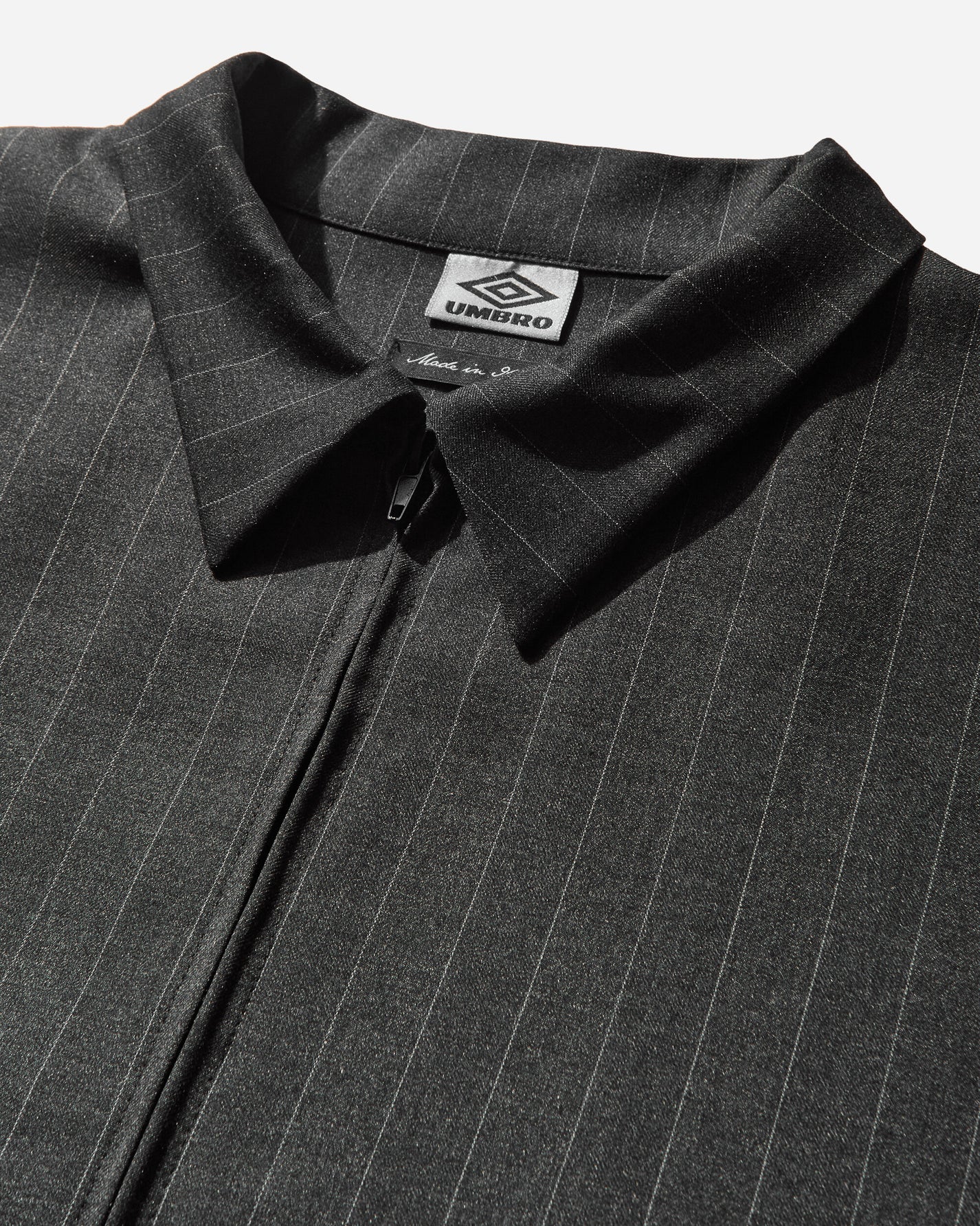 Umbro Formal Pinstriped Jacket Dark Grey Coats and Jackets Jackets UBMW0358FA227 GRY0003