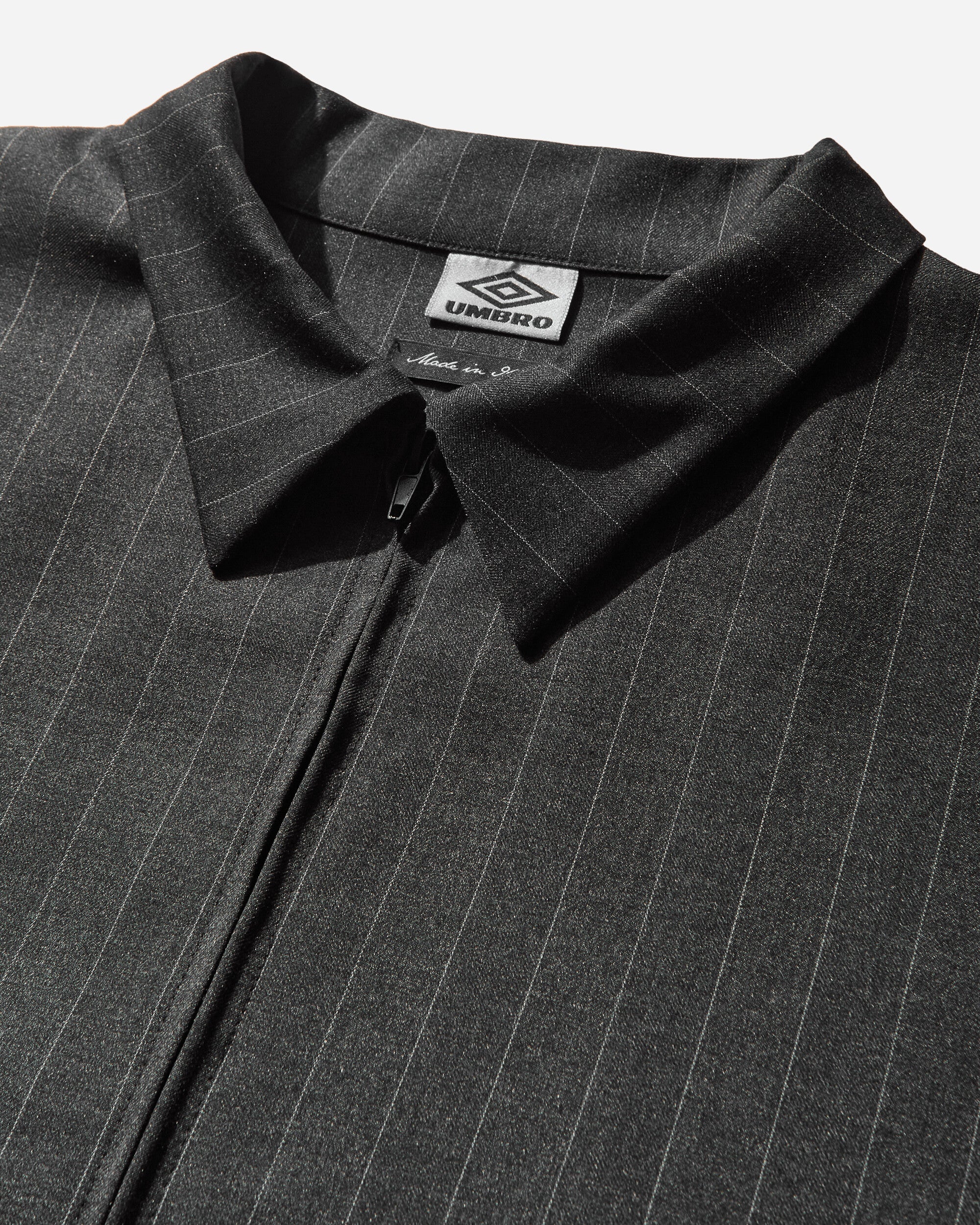 Umbro Formal Pinstriped Jacket Dark Grey Coats and Jackets Jackets UBMW0358FA227 GRY0003