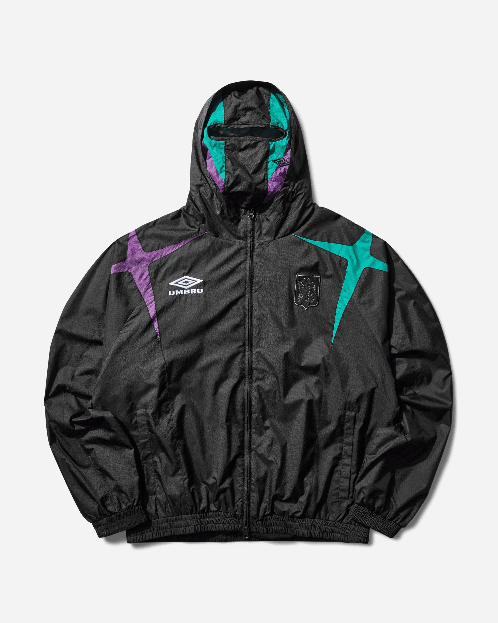 Umbro Jester Masked Track Jacket Black Coats and Jackets Jackets UBMW0501FA327 BLK0001