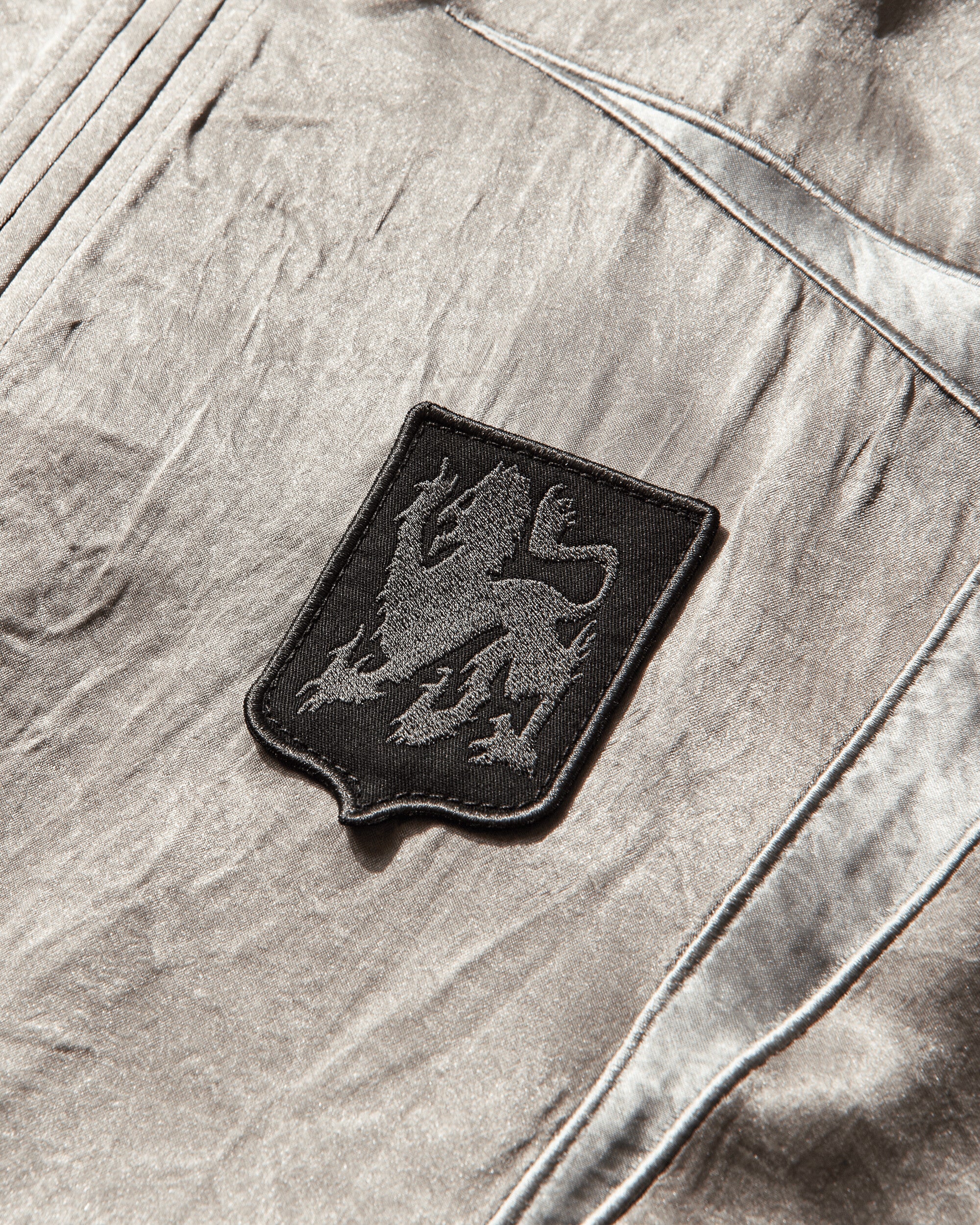 Umbro Satin Jester Track Jacket Silver Pearl Coats and Jackets Jackets UBMW0511FA335 GRY0009