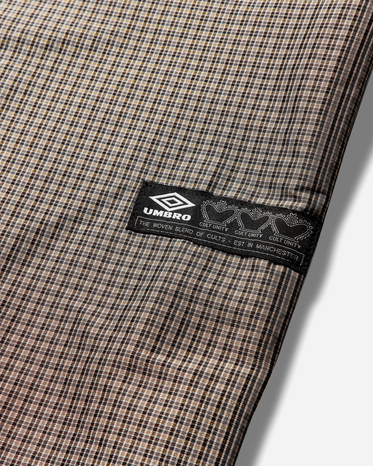 Umbro Smock Check Anorak Beige Black Coats and Jackets Jackets UBMW0340FA214 BEG0024