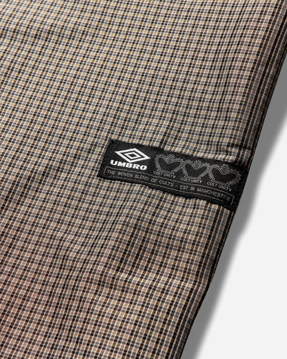 Umbro Smock Check Anorak Beige Black Coats and Jackets Jackets UBMW0340FA214 BEG0024