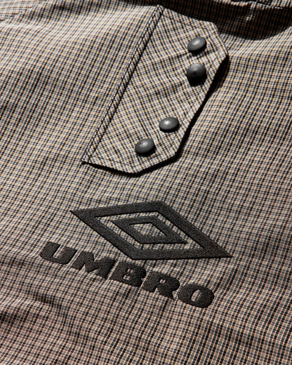 Umbro Smock Check Anorak Beige Black Coats and Jackets Jackets UBMW0340FA214 BEG0024