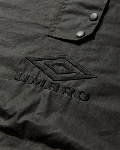 Umbro Smock Waxed Anorak Dark Olive Coats and Jackets Jackets UBMW0399FA248 GRN0010