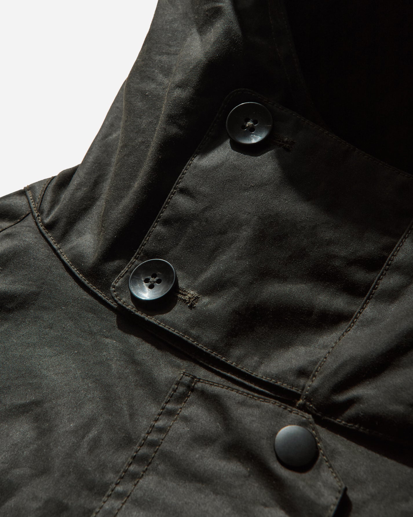 Umbro Smock Waxed Anorak Dark Olive Coats and Jackets Jackets UBMW0399FA248 GRN0010