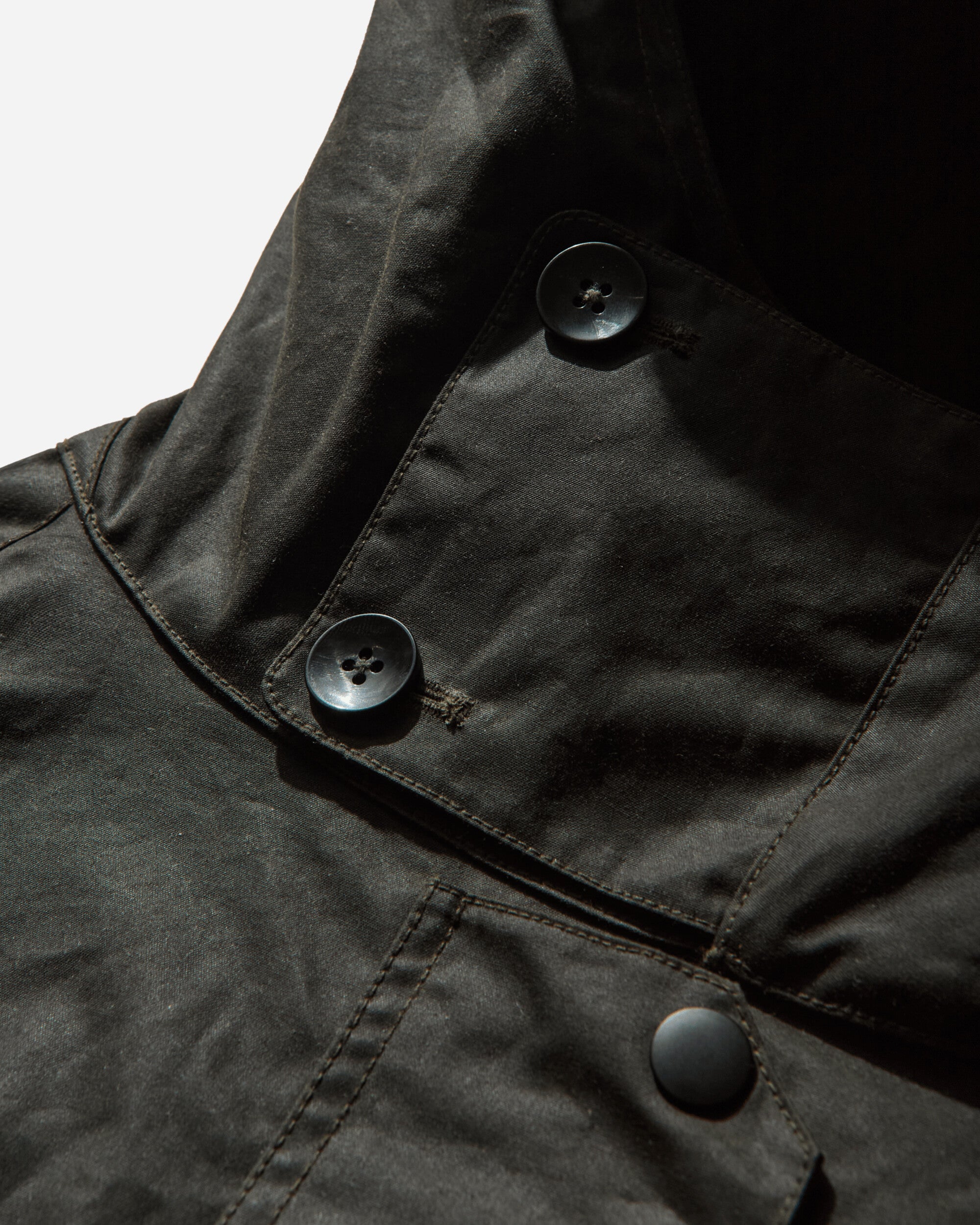 Umbro Smock Waxed Anorak Dark Olive Coats and Jackets Jackets UBMW0399FA248 GRN0010