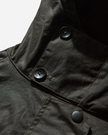 Umbro Smock Waxed Anorak Dark Olive Coats and Jackets Jackets UBMW0399FA248 GRN0010