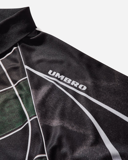 Umbro 95 96 Ls Polo Dark Green Black T-Shirts Polo UBMW0403FA252 GRN0052