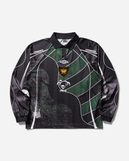 Umbro 95 96 Ls Polo Dark Green Black T-Shirts Polo UBMW0403FA252 GRN0052