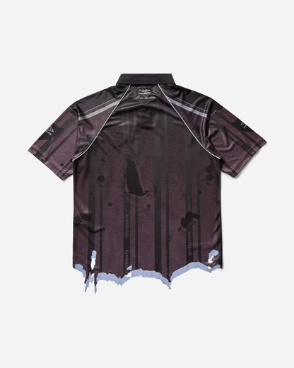 Umbro Distressed Spycam Polo Purple Black T-Shirts Polo UBMW0355FA225 PLE0004