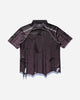 Umbro Distressed Spycam Polo Purple Black T-Shirts Polo UBMW0355FA225 PLE0004