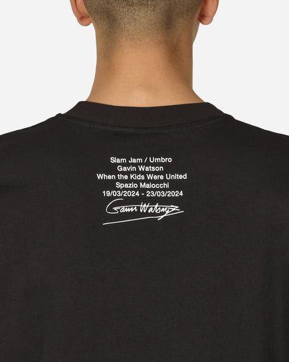 Umbro Umbro X Gavin Watson Exhibition Raving Tee Black T-Shirts Shortsleeve UBMW0255JY69 BLK0001