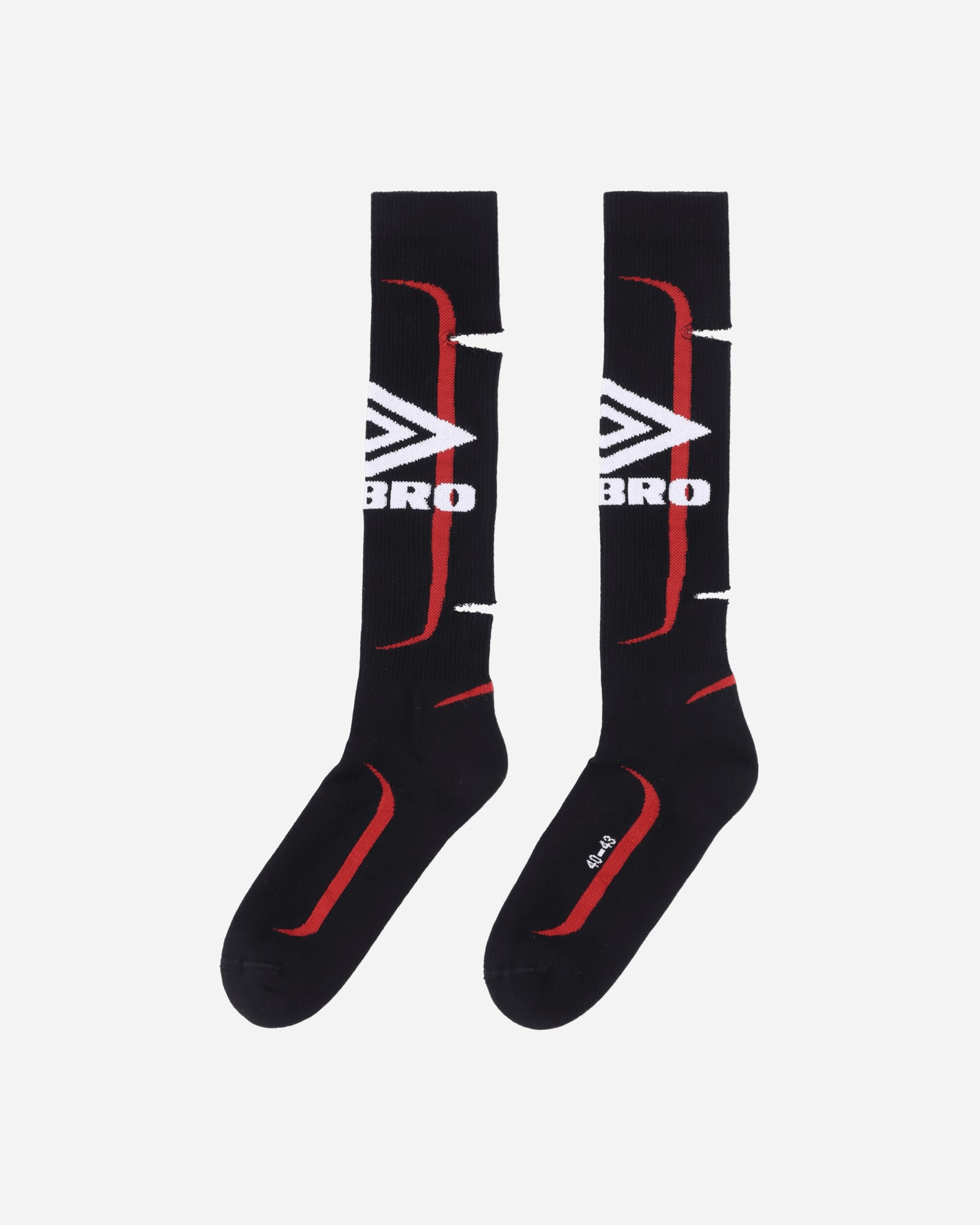 Umbro Logo Socks Black Underwear Socks UBMW0359YA15 BLK0001