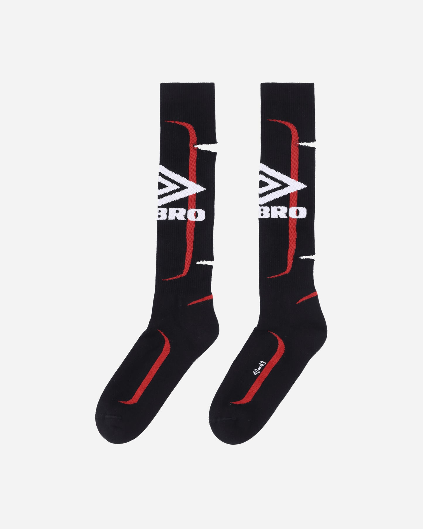 Umbro Logo Socks Black Underwear Socks UBMW0359YA15 BLK0001