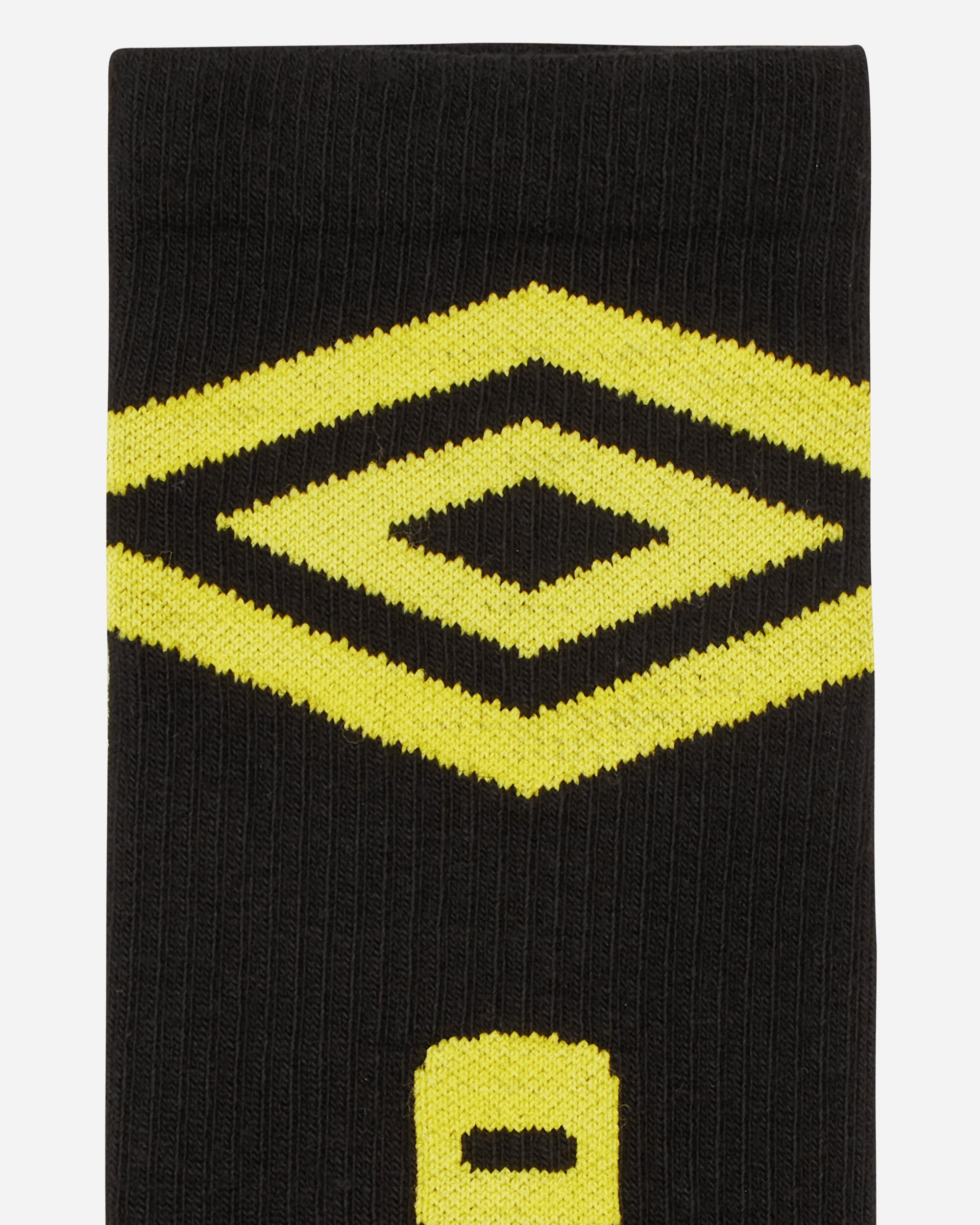 Umbro Long Socks Black Yellow Underwear Socks UBMW027FA16 BLK0001