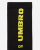 Umbro Short Socks Black Yellow Underwear Socks UBMW028FA17W BLK0001