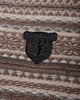 Umbro Fair Isle Crest Crew Greige Knitwears Sweaters UBMW0654YA27 GRY0063