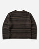 Umbro Fair Isle Crest Crew Black Brown Knitwears Sweaters UBMW0654YA27 BLK0040
