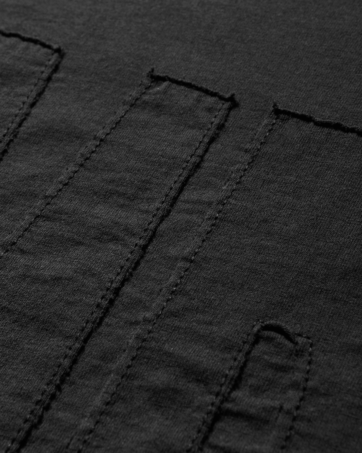 Umbro Acuto Mock Long Sleeve Washed Black T-Shirts Top UBMW0363JY105 BLK0020