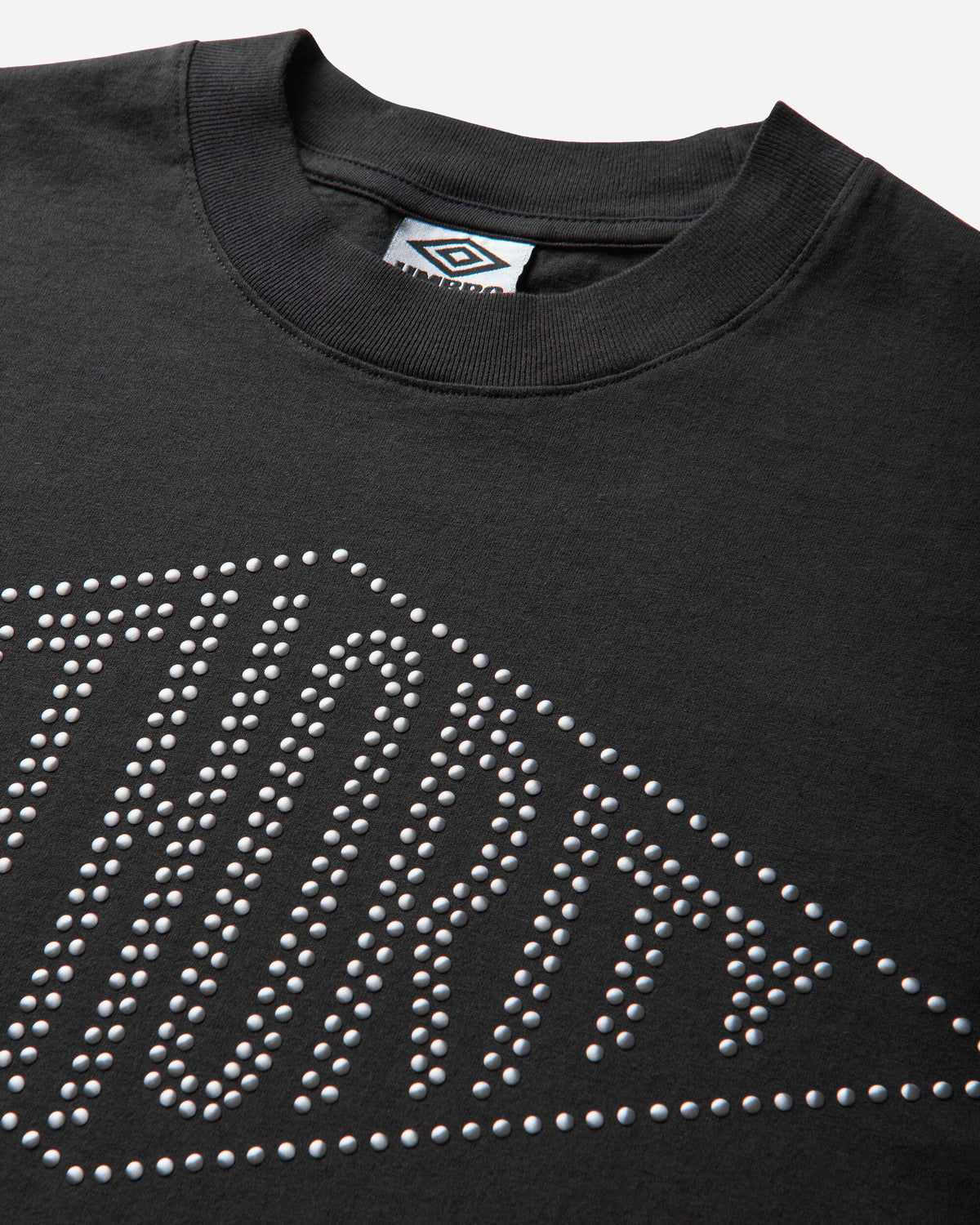 Umbro Authority T Shirt Washed Black T-Shirts Top UBMW0688JY198 BLK0020