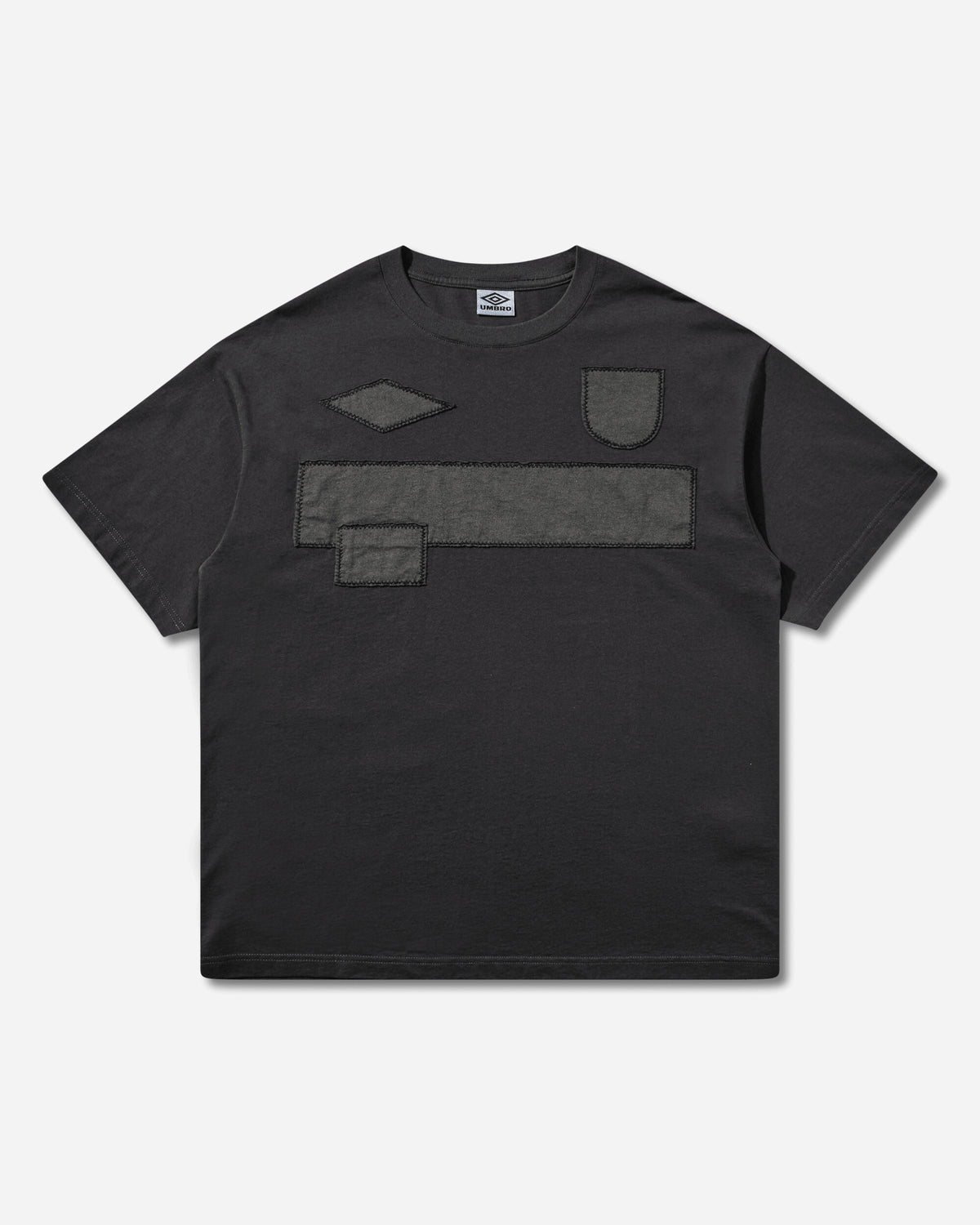 Umbro Censored T Shirt Washed Black T-Shirts Top UBMW0669JY186 BLK0020