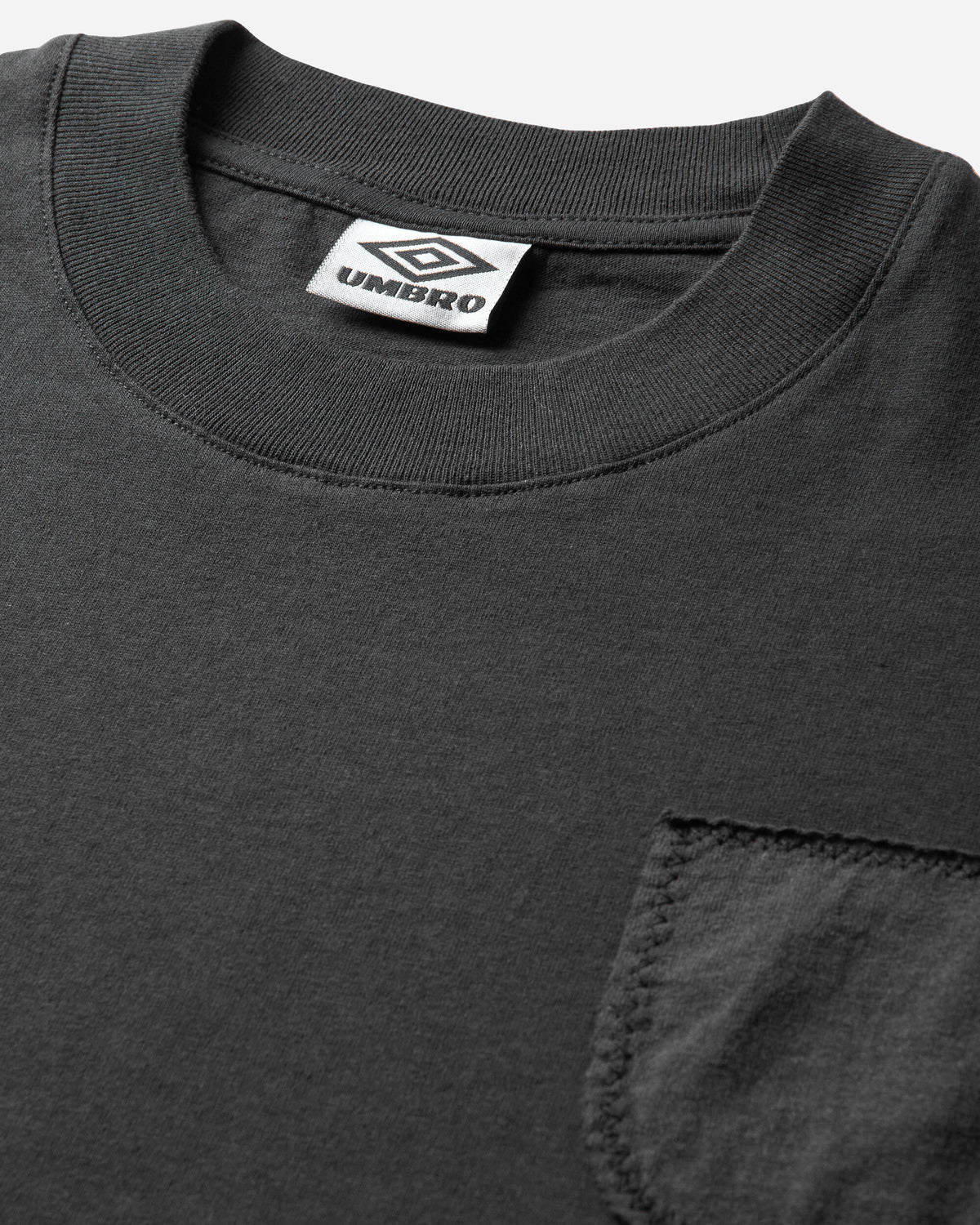 Umbro Censored T Shirt Washed Black T-Shirts Top UBMW0669JY186 BLK0020