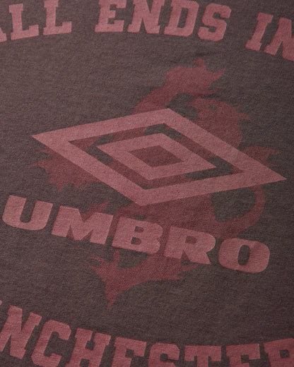 Umbro It All Ends In Tears T Shirt Plum T-Shirts Top UBMW0667JY184 BRW0044