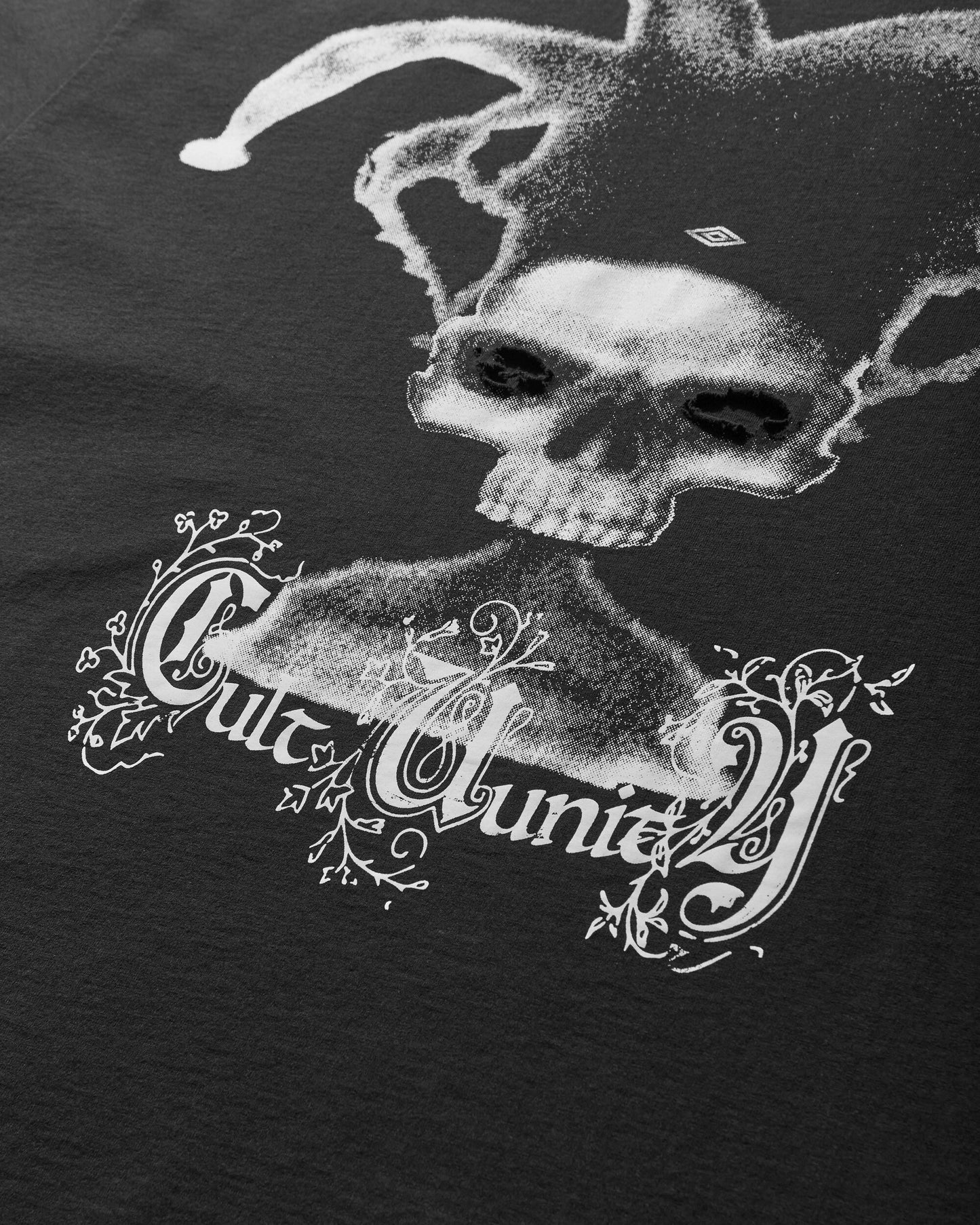 Umbro Lasered Jester T-Shirt Black T-Shirts Top UBMW0352JY102 BLK0001